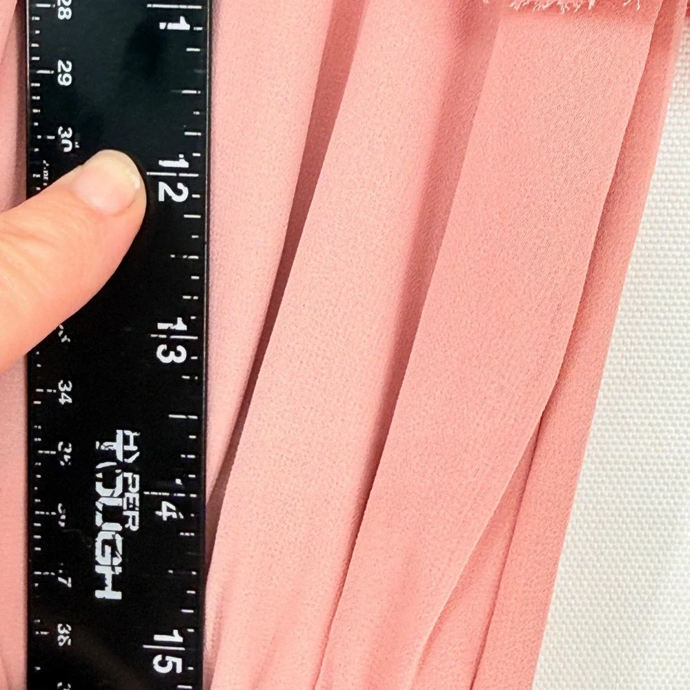 Baltic Born Maxi Dress Womens Small Pink Flutter Sleeve Boho Romantic Soft NEW